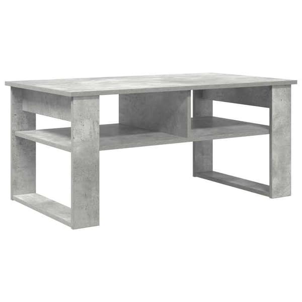 Bord - EKSKLUSIV HUS - 96 x 54 x 44 cm - Beton grå - Ingeniørtræ - Rektangulær Betonggrå