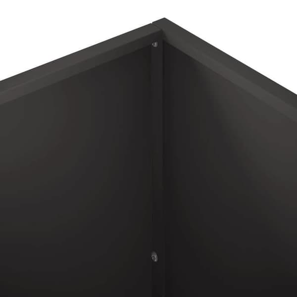 Maison Exclusive - Havekrukke Sort 50 x 50 x 75 cm Koldvalset stål