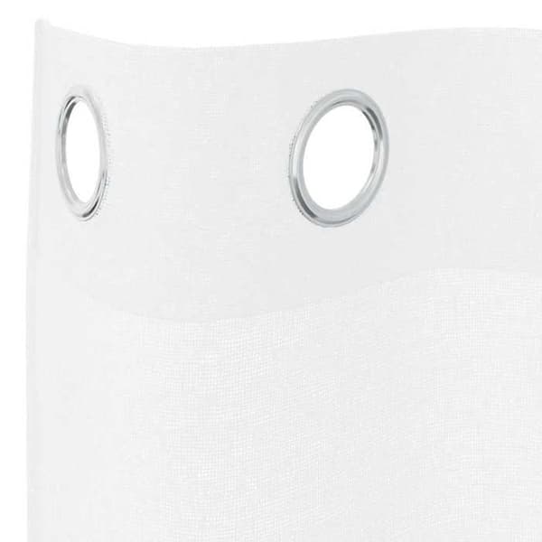 Verho - MAISON EXCLUSIVE - 2 kappaletta - Valkoinen - 175 x 140 cm - Polyesteri Vit