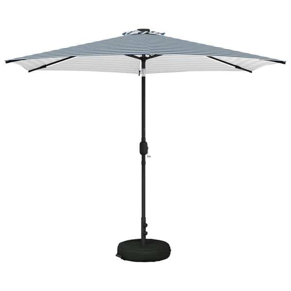 Trädgårdsparasol - MAISON EXCLUSIVE - 300 x 300 cm - Solenergi LED - Polyester 160 g/m² - Komplett bas