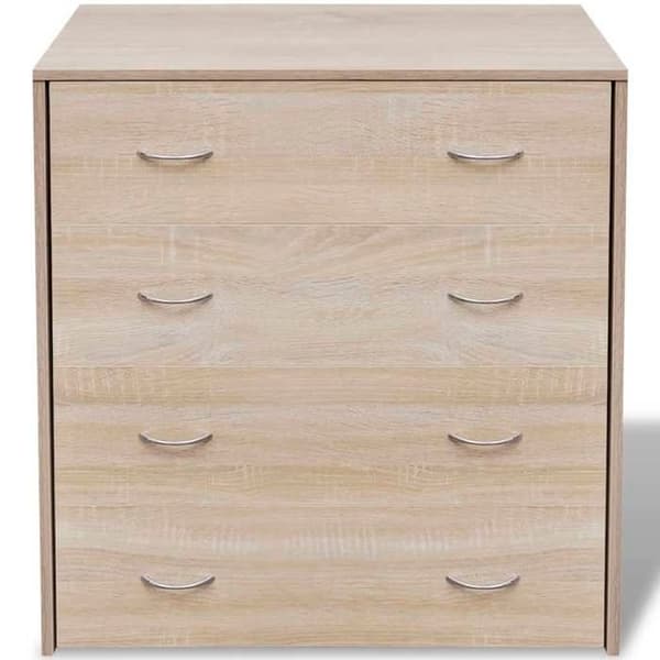 Maison Exclusive - Buffet 4 laatikolla 60 x 30,5 x 71 cm Tammen väri Ek