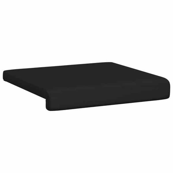 Maison Exclusive - Bænkpude 4 stk Kunstlæder Sort Dybde 35 cm