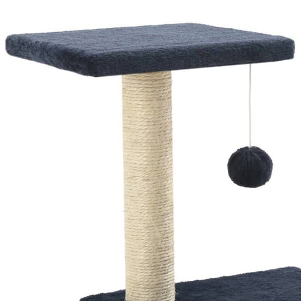 Maison Exclusive - Kattträd med sisal klöstrumpor 65 cm Mörkblå Mörkblå