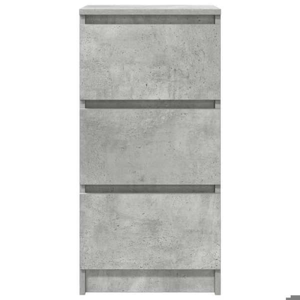 Maison Exclusive - Buffet grå beton 37,5x35x76 cm ingeniørtræ
