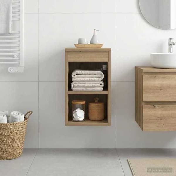 Maison Exclusive - Badeværelsesmøbel In-between Håndlavet Eg