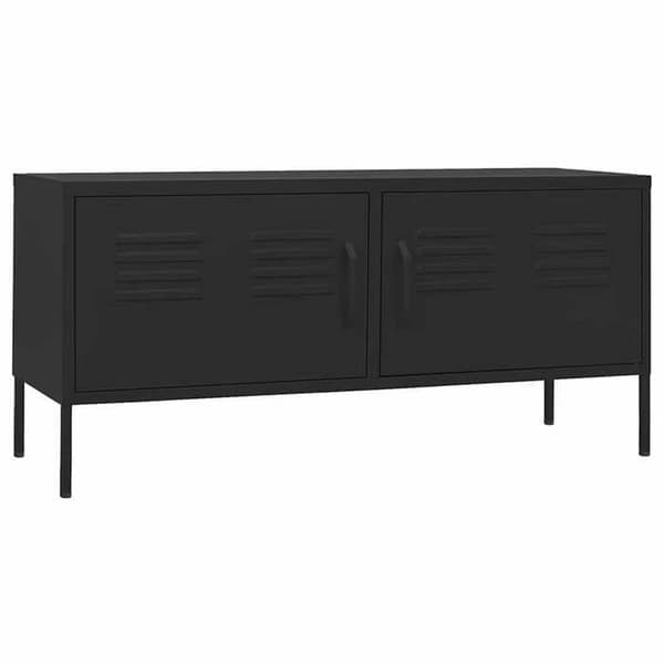 Maison Exclusive - TV Møbel Sort 105x35x50 cm Stål