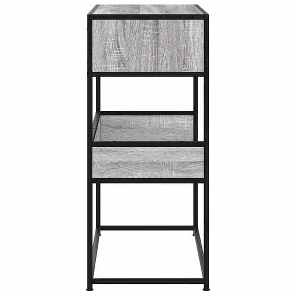 Maison Exclusive - Consolebord sonoma grå 90x35x80 cm ingeniørtræ
