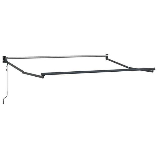 Maison Exclusive - Fällbart tak i antracit 3,5 x 2 m Polyester och metall