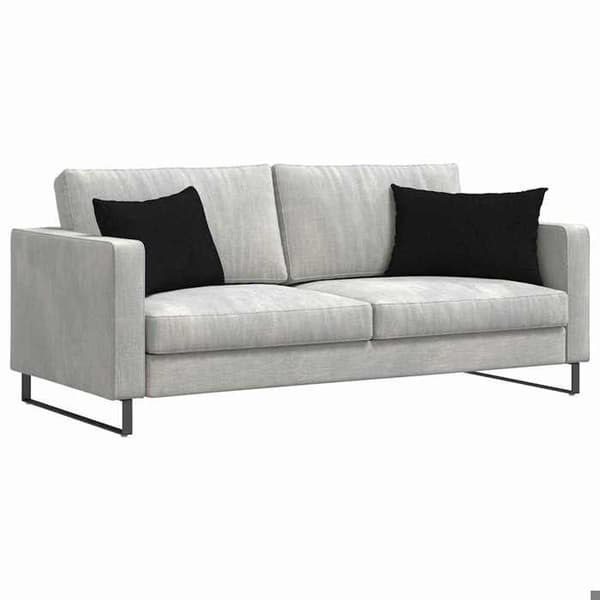 Soffkuddar - EXKLUSIV HEM - 60 x 40 cm (2-pack) - Svart - Dragkedja - Polyesterfyllning Svart