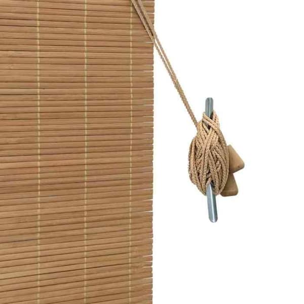 Maison Exclusive - Rullgardin Brun 150 x 160 cm Bambus