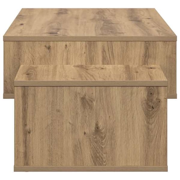 Maison Exclusive - Håndlavet egetræsbord 105 x 50 x 32,5 cm
