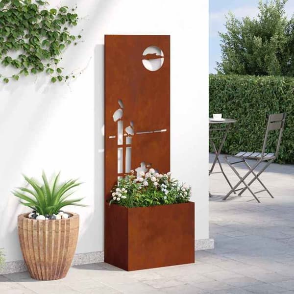 Maison Exclusive - Have skærm i rusten 50 x 32 x 150 cm