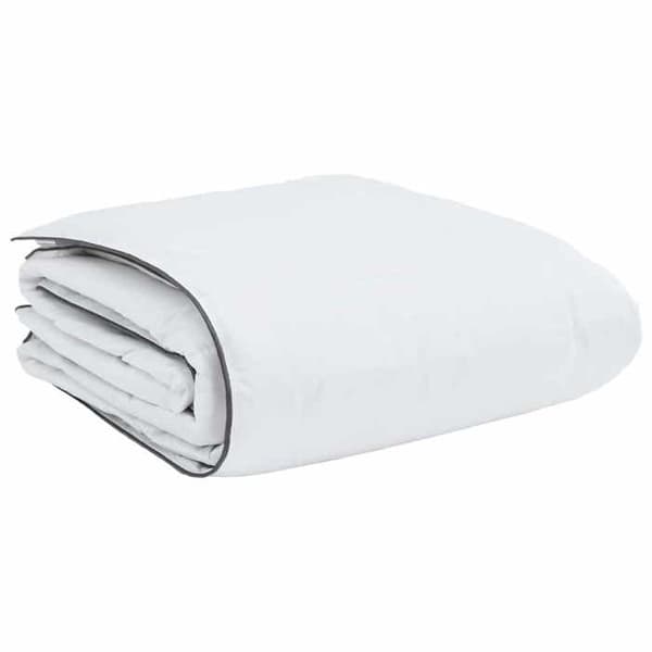 Vinterdyne - EKSKLUSIV HUS - 200 x 240 cm - Fjer & dun - Åndbar - Sort kant Vit