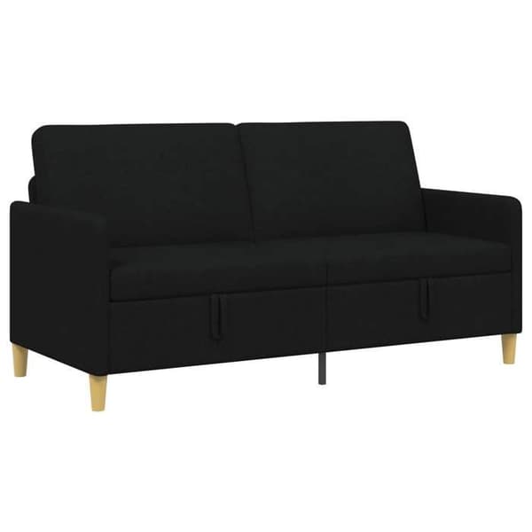 Maison Exclusive - Soffa med förvaring Svart 172 x 78 x 87 cm Polyester