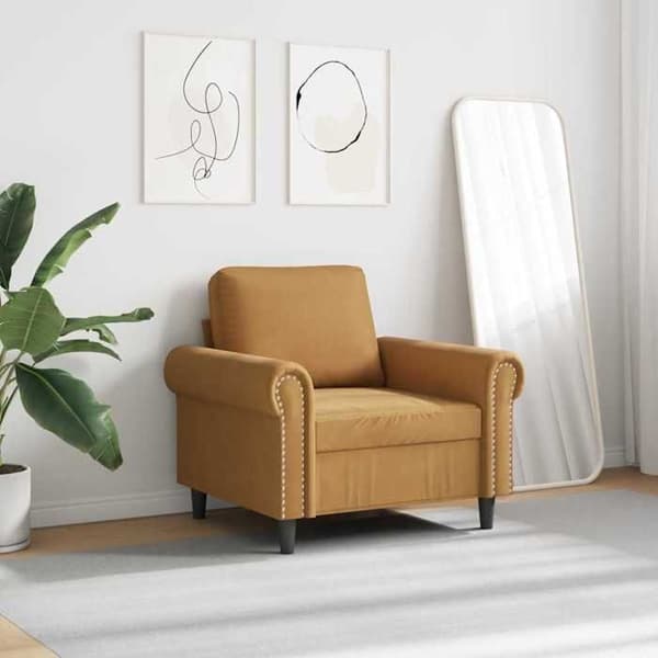 Maison Exclusive - Brun Stol 60 cm Velour
