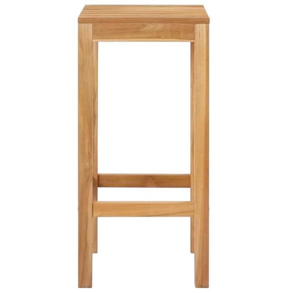 Maison Exclusive - 2 kpl baarijakkara luonnollinen tiikkipuu