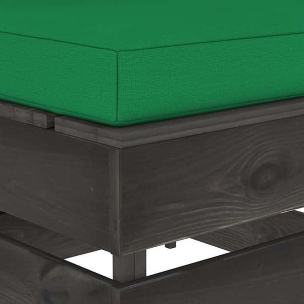 Maison Exclusive - Central sektion sofa med puder, grå imprægneret træ