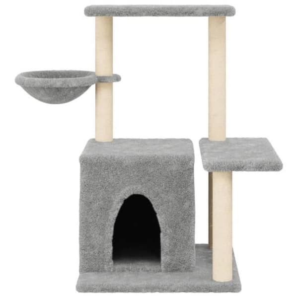 Maison Exclusive - Kattekradsetræ med sisal kløer Lys grå 83 cm Ljusgrått
