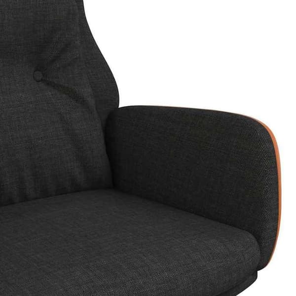 Maison Exclusive - Avkopplingsstol Svart Tyg och PVC