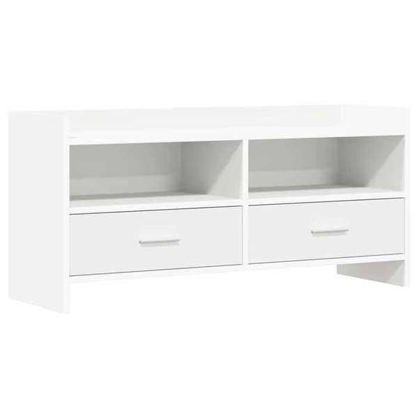 Maison Exclusive - TV-møbel 100 x 33 x 47 cm Hvid Ingeniørtræ Vit