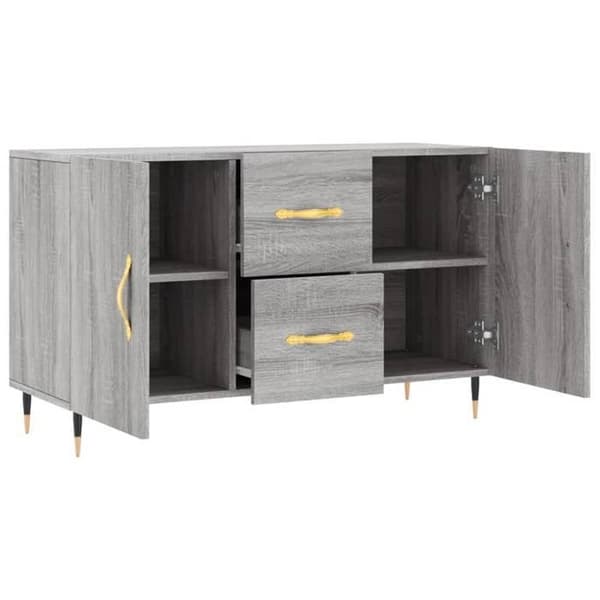 Maison Exclusive - Buffet sonoma grå 100x36x60 cm ingeniørtræ