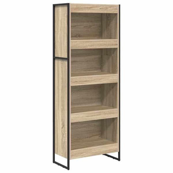 Maison Exclusive - Bibliotek 60 x 30 x 155 cm Ingeniørtræ Sonoma