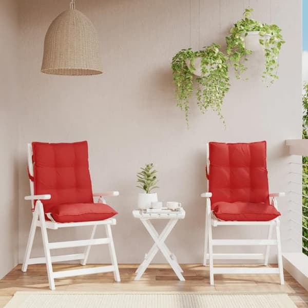 Maison Exclusive - Ulkokäyttöön tarkoitettu tyyny 2 kpl Punainen 100 x 50 x 7 cm Röd