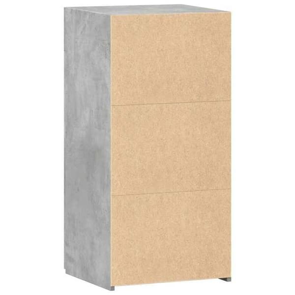 Maison Exclusive - Buffet grå beton 45x42,5x93 cm ingeniørtræ