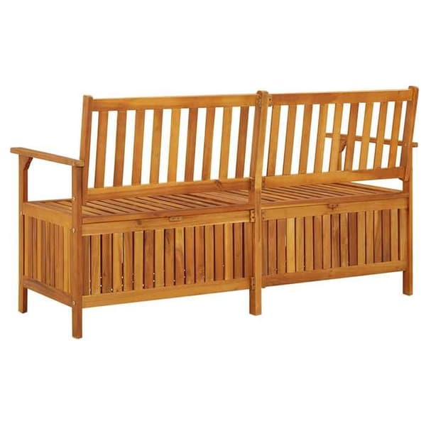 Maison Exclusive - Förvaringsbänk 148 cm Solid akaciaträ