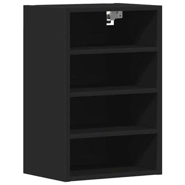 Maison Exclusive - Hængeskab "Riga" Sort 40 x 29,5 x 60 cm Ingeniørtræ
