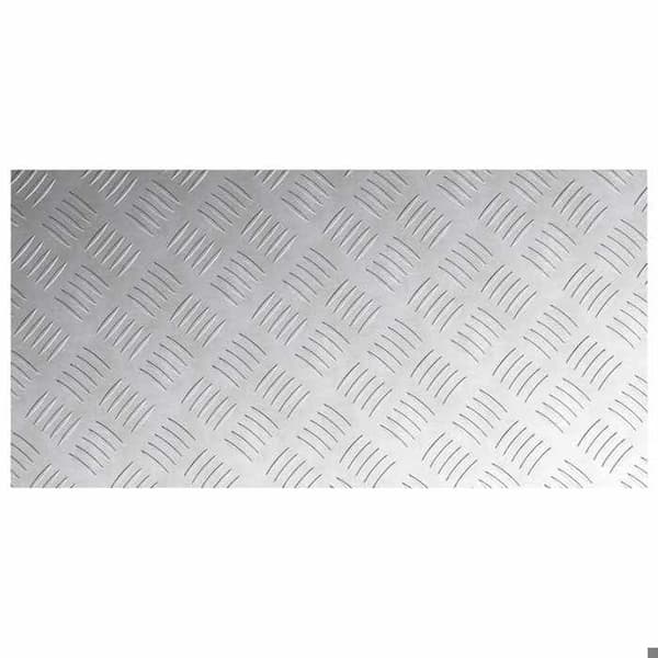 Maison Exclusive - Nez de marche 2 pc 80 x 40 cm Silver Aluminium Rektangulär