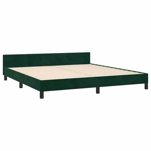Maison Exclusive - Patja ilman runkoa tummanvihreä 200x200 cm sametti