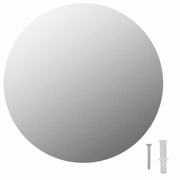 Vægspejl - Eksklusivt Hus - Rund 30 cm - Uden ramme - Glas