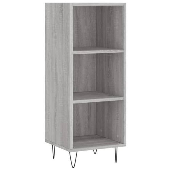 Maison Exclusive - Buffé Sonoma Grå 34,5x32,5x90 cm Ingenjörsträ