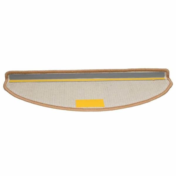 Maison Exclusive - Trappe tæppe 20 stk 65 x 21 x 4 cm Beige Halvmåne Stor beige