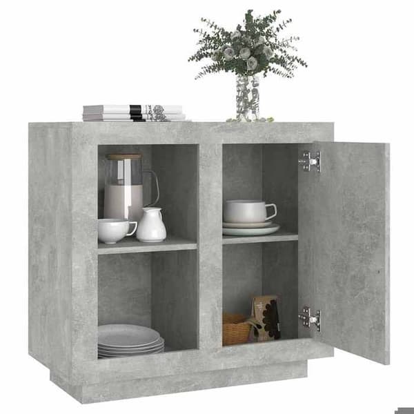 Maison Exclusive - Buffé Grå betong 80x40x75 cm