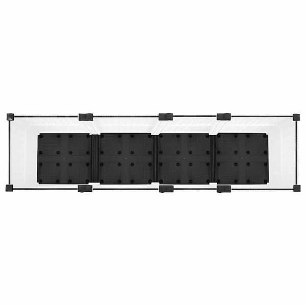 Maison Exclusive - Hævet seng 160x40x38 cm Polypropylen Vit