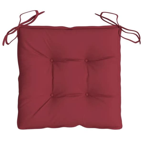 Maison Exclusive - Palettkuddar set om 4 vinröda 50x50x7 cm