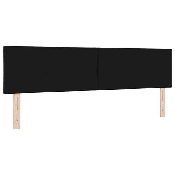 Maison Exclusive - Svart sänggavel 180 cm Sammet