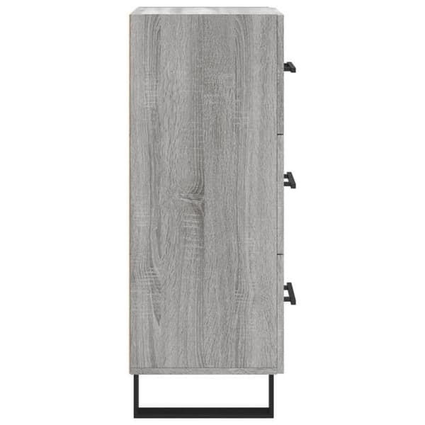 Maison Exclusive - Sonoma harmaa buffet 34,5x34x90 cm insinööripuuta grå