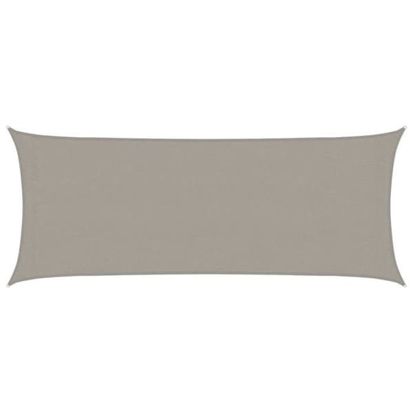 Maison Exclusive - Skuggduk 160 g/m² rektangulär ljusgrå 2x5 m PEHD ljusgrått