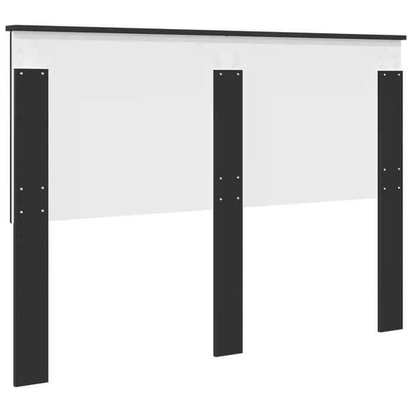 Maison Exclusive - Hovedgærde Sort Eg 100 cm Ingeniørtræ
