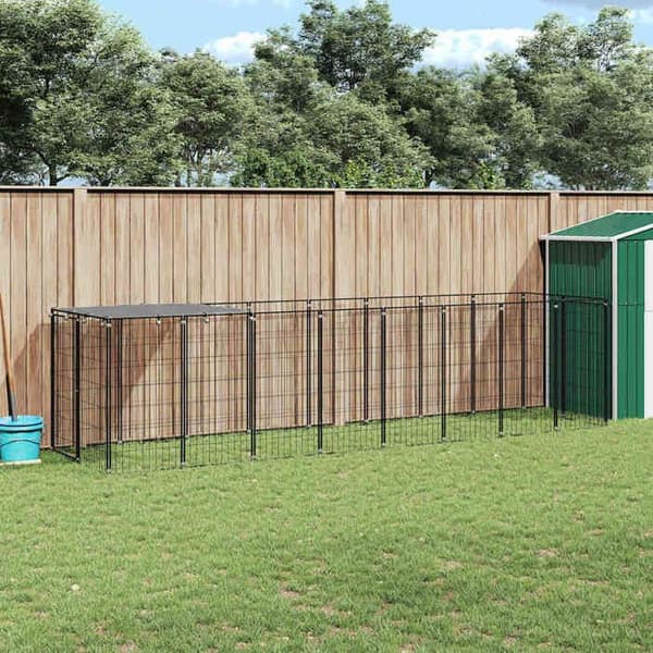Eksklusiv Hus - Chenil Sort 4,84 m² Stål