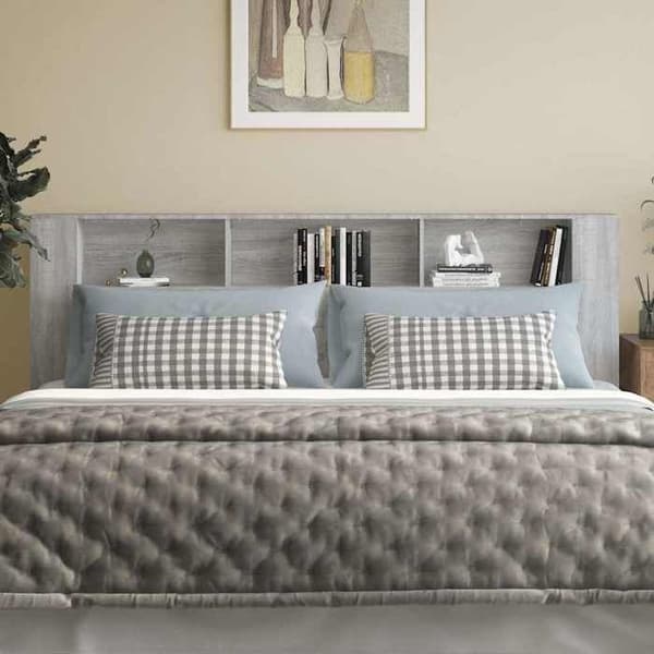 Maison Exclusive - Hovedgærde Sonoma grå 220x18,5x104,5 cm Sonoma grå