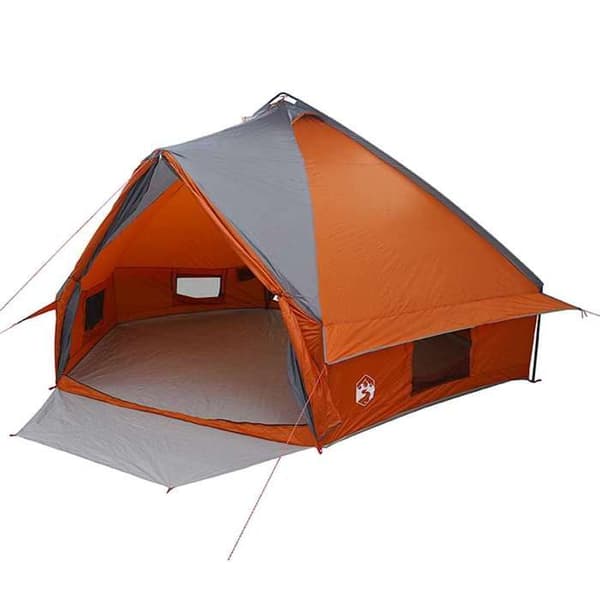 Maison Exclusive - Teepee Telt til 10 personer Grå og orange