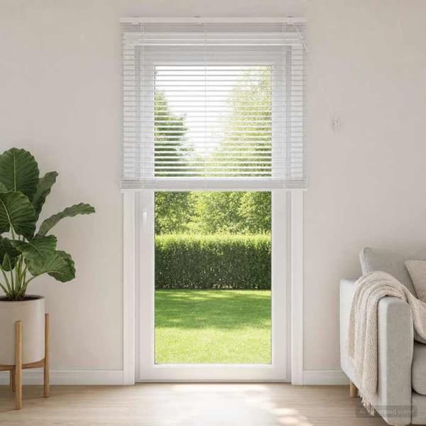 Maison Exclusive - Venedig Rullgardin Vit 105 x 250 cm 35 mm