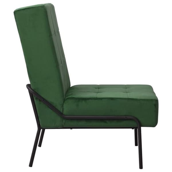 Maison Exclusive - Rentoutumistuoli 65x79x87 cm Tummanvihreä Sametti