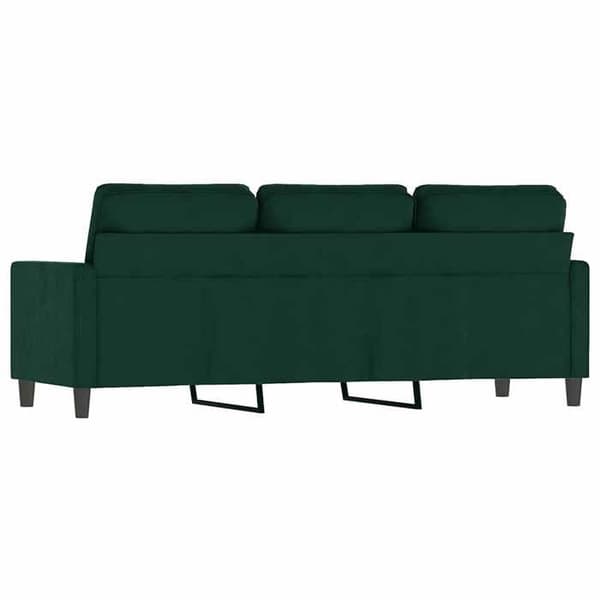 Maison Exclusive - Tummanvihreä 3-paikkainen sohva 180 cm Sametti