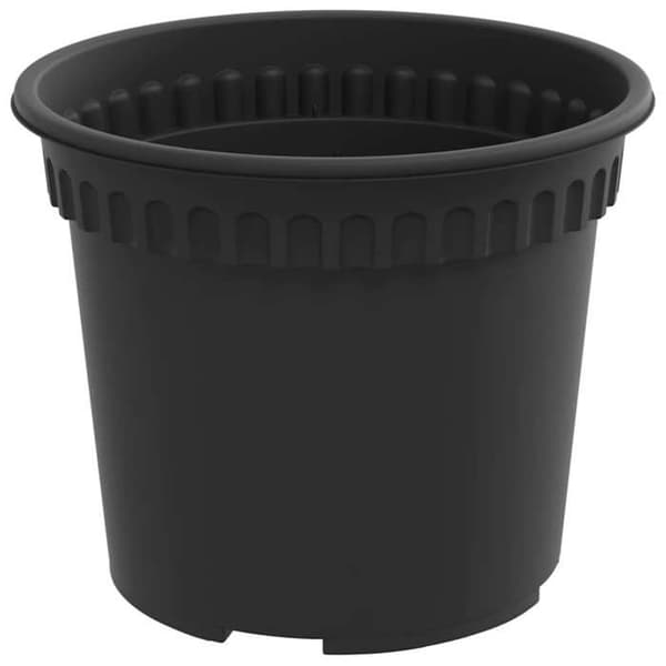 Maison Exclusive - Växtkrukor 24 st Svart Plast