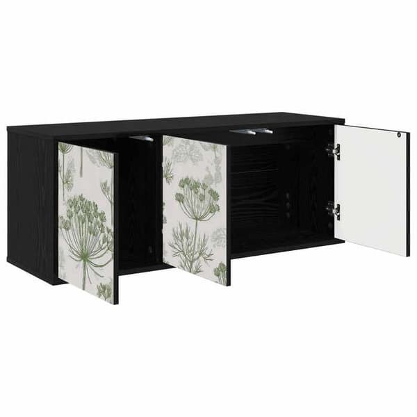 Maison Exclusive - Væghængt TV-møbel GOTHA 102 x 33 x 40 cm Sort eg